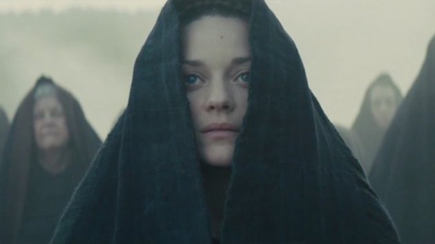 Lady Macbeth, played by Marion Cotillard